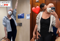 Fabiana Justus comemora alta hospitalar após ser internada