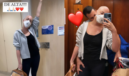 Fabiana Justus comemora alta hospitalar após ser internada