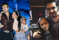 Fã desde pequena, Ana Castela chora em show com Luan Santana