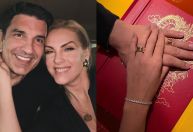 Ana Hickmann é pedida em casamento por Edu Guedes em Portugal