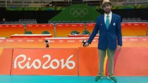 André Testa foi árbitro de linha na final do vôlei nas Olimpíadas de 2016