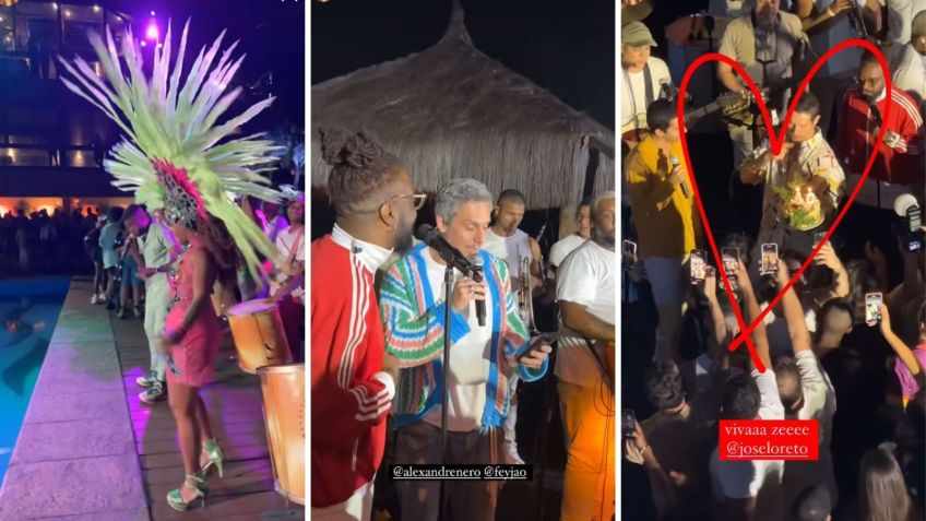 José Loreto celebra aniversário de 40 anos / Reprodução/Carolina Dieckmann/Instagram