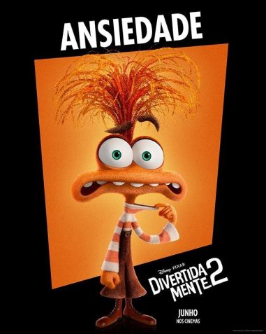 Ansiedade de "Divertida Mente 2" / Reprodução/Instagram/Disney Studios