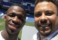 Ronaldo Fenômeno posta foto com Vini Jr. e manda recado