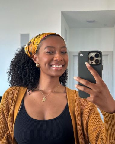 Lenço como bandana / Foto: Reprodução/Instagram/Tiana Michelle