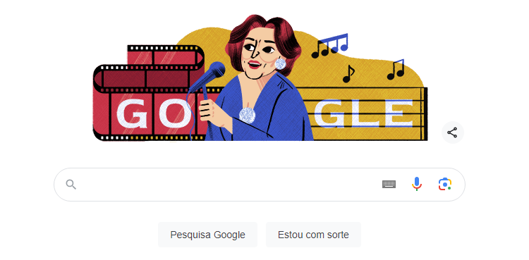 Bibi Ferreira é homenageada pelo Google no dia de seu aniversário / Reprodução/Google