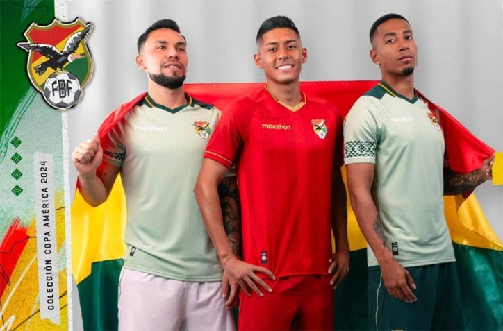 Uniformes da Bolívia para Copa América / Divulgação/Marathon