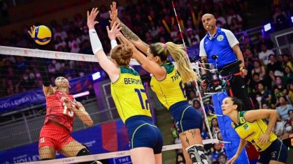 Brasil x Japão na Liga das Nações de Vôlei