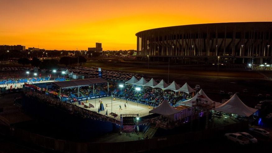 Torneio de beach tennis acontecerá ao lado do Estádio Mané Garrincha