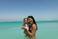 Bruna Biancardi celebra oito meses de Mavie com vídeo na praia; veja