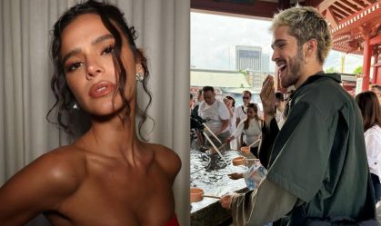Bruna Marquezine e João Guilherme são fotografados juntos no Japão; veja