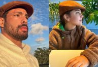 Cauã Reymond faz viagem com a filha e se declara: &quot;Maior amor do mundo&quot;