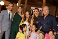 Roberto Justus publica foto em festa com Ticiane Pinheiro: 