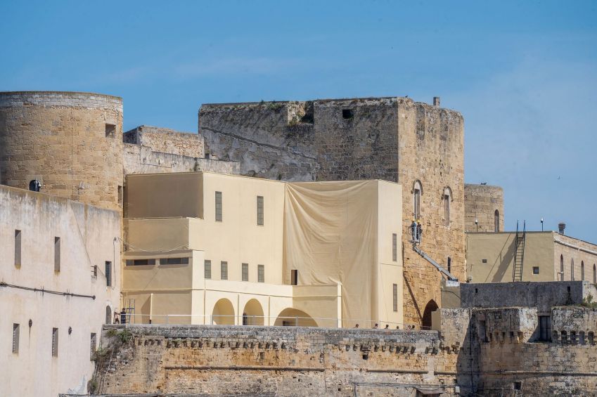 Polícia tenta garantir segurança da Puglia. na Itália, onde será realizado o G7 / Francesca Volpi/Bloomberg/Getty Images via CNN Newsource