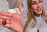 Filho de Andressa Urach presenteia namorada com colar com seu sangue
