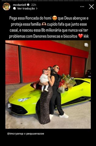 MC Daniel conta ter sido cupido de namoro de MC Ryan SP / Reprodução/MC Daniel/Instagram