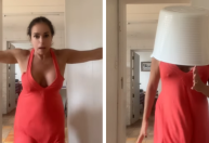 Daniela Mercury usa bacia na cabeça para mostrar criação de coreografia; veja
