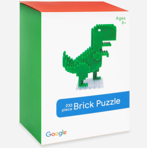 Dinossauro do Google Chrome está sendo vendido por R$ 217 / Reprodução/Google