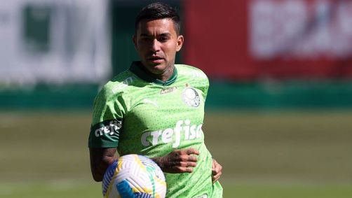 Dudu em treino do Palmeiras