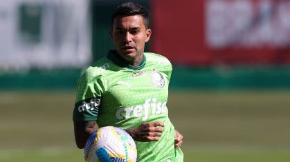 Dudu em treino do Palmeiras