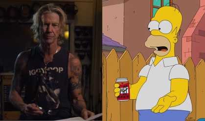 "Os Simpsons": produtor nega que baixista do Guns N' Roses inspirou Duff Beer
