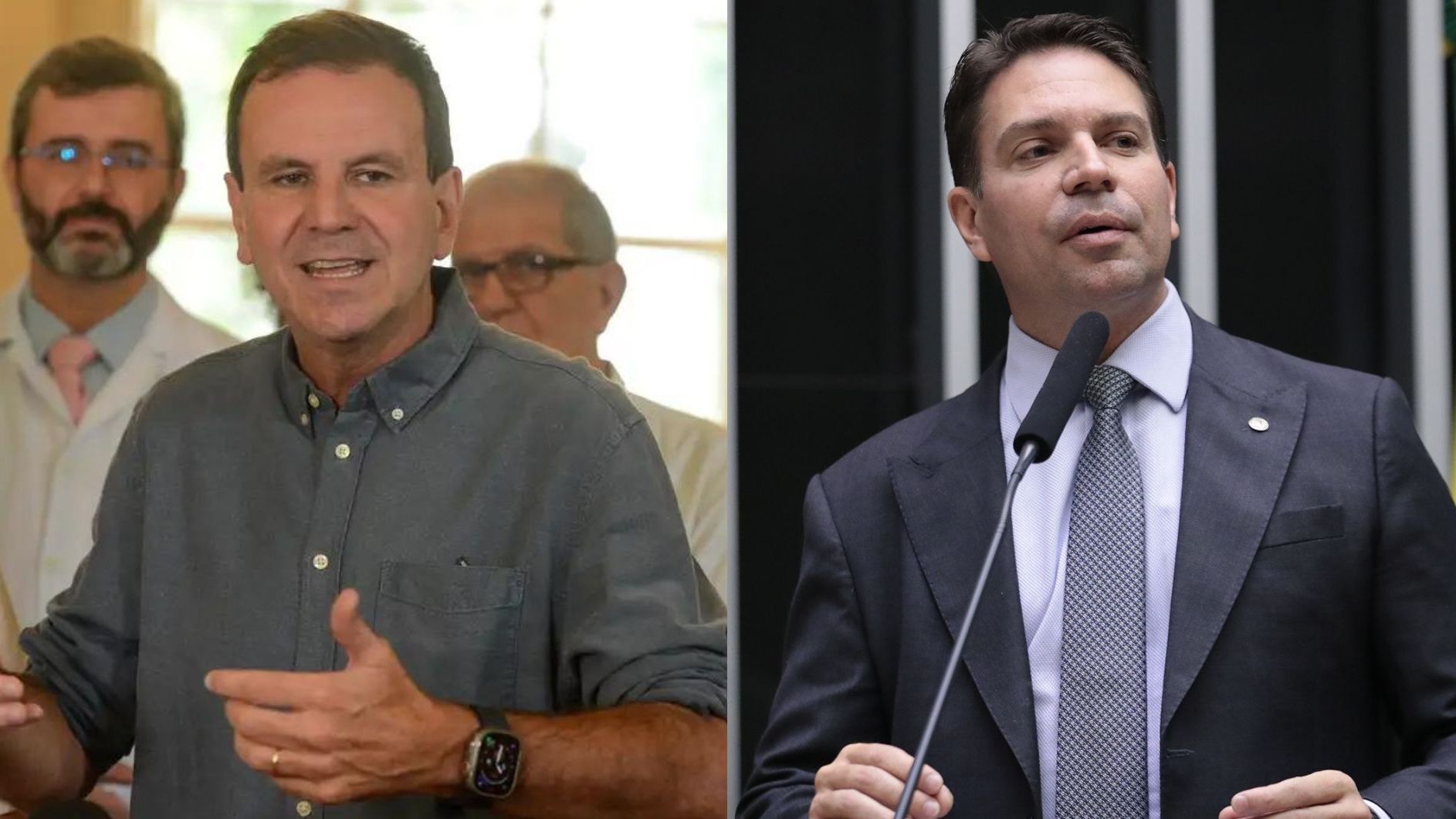 Eduardo Paes e Alexandre Ramagem