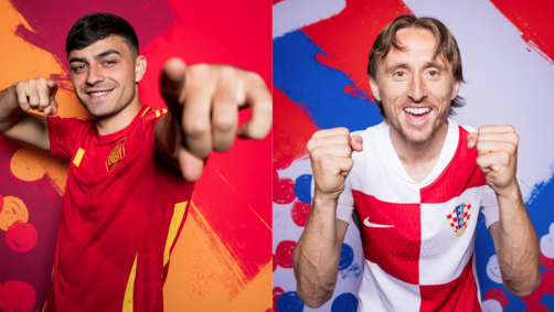 Espanha e Croácia se enfrentam na Eurocopa
