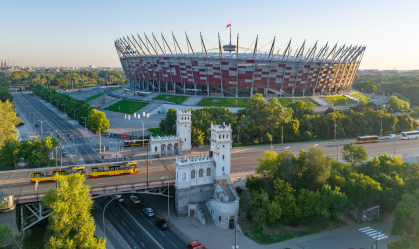 PGE Narodowy, estádio na cidade de Warsaw, na Polônia