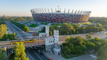 PGE Narodowy, estádio na cidade de Warsaw, na Polônia