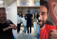 Ex-BBBs chegam para prestigiar Festival de Parintins, no Amazonas