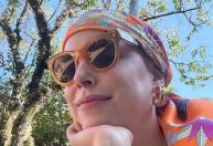 Fabiana Justus diz estar curiosa para crescimento do cabelo após leucemia