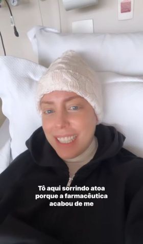 Fabiana Justus celebra evoluções durante tratamento contra leucemia / Reprodução/Fabiana Justus/Instagram