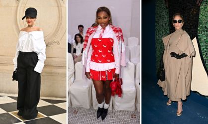 Doja Cat, Serena Williams e Jennifer Lopez durante semana de alta-costura