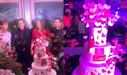 Após transplantes, Faustão celebra aniversário da mulher com festa em SP; veja