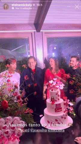 Atriz Elaine Mickely registrou momento da família reunida / Instagram/Elaine Mickely