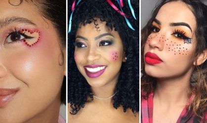 Pintinhas, blush e mais: veja ideias de maquiagem para festa junina