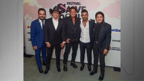 Grupo Amigos em apresentação no festival Salve o Sul, em São Paulo