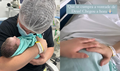 Conrado e esposa anunciam morte do filho após o parto: "Jamais será esquecido"