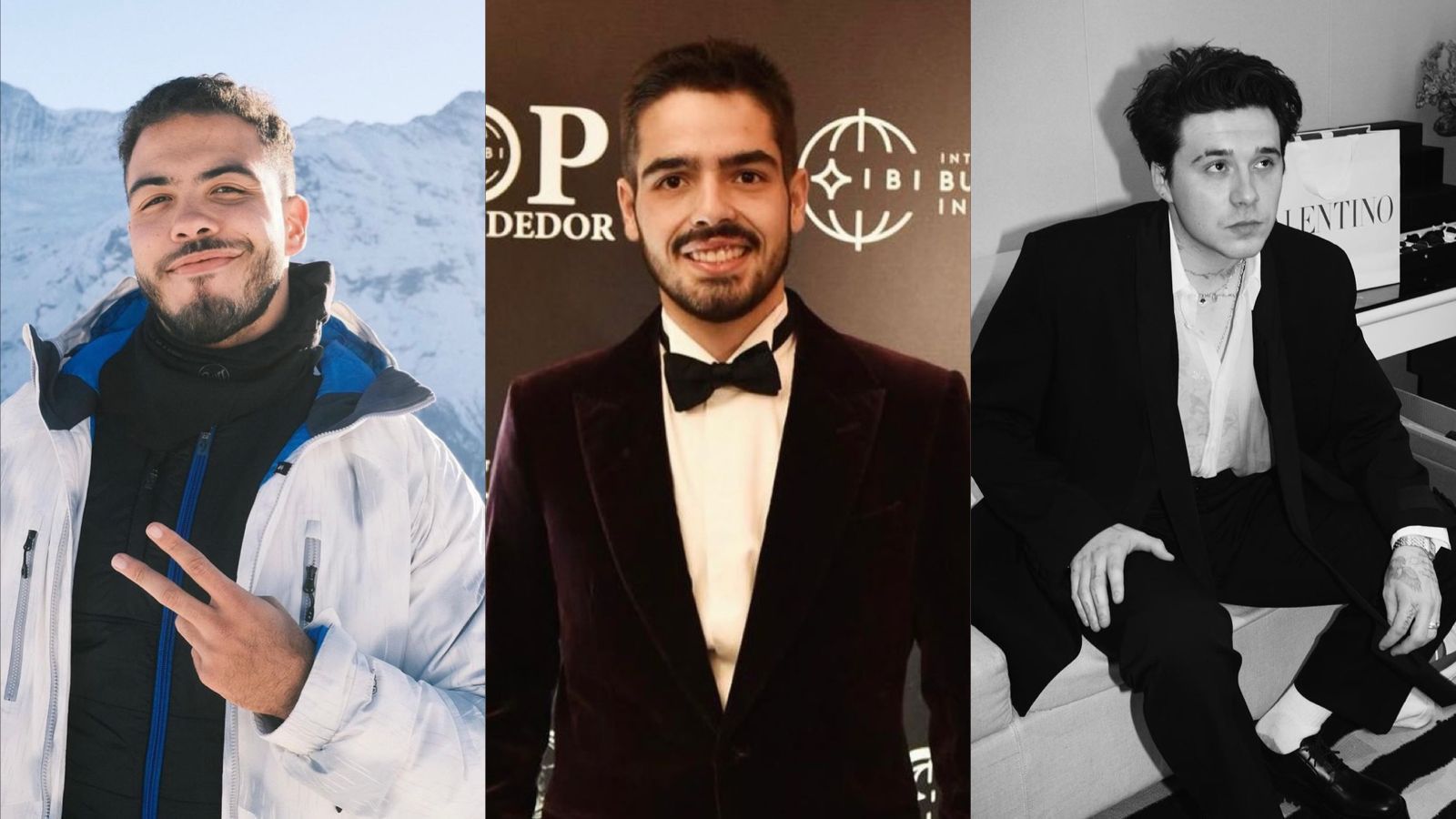 DJ Ronald, João Silva e Brooklyn Beckham. Filho do jogador David Beckham já trabalhou em um café em Londres