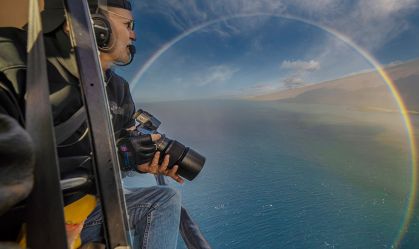 Conheça o fotógrafo que registra o mundo a mais de 3 quilômetros de altura
