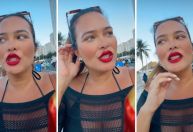 Geisy Arruda se revolta com comentário em praia no RJ: "Quase dei na cara dele"
