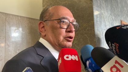Ministro do Supremo Tribunal Federal Gilmar Mendes na abertura da 12ª edição do Fórum de Lisboa.