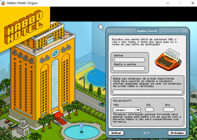 Como acessar ao Habbo Hotel Origins / Divulgação/ Habbo