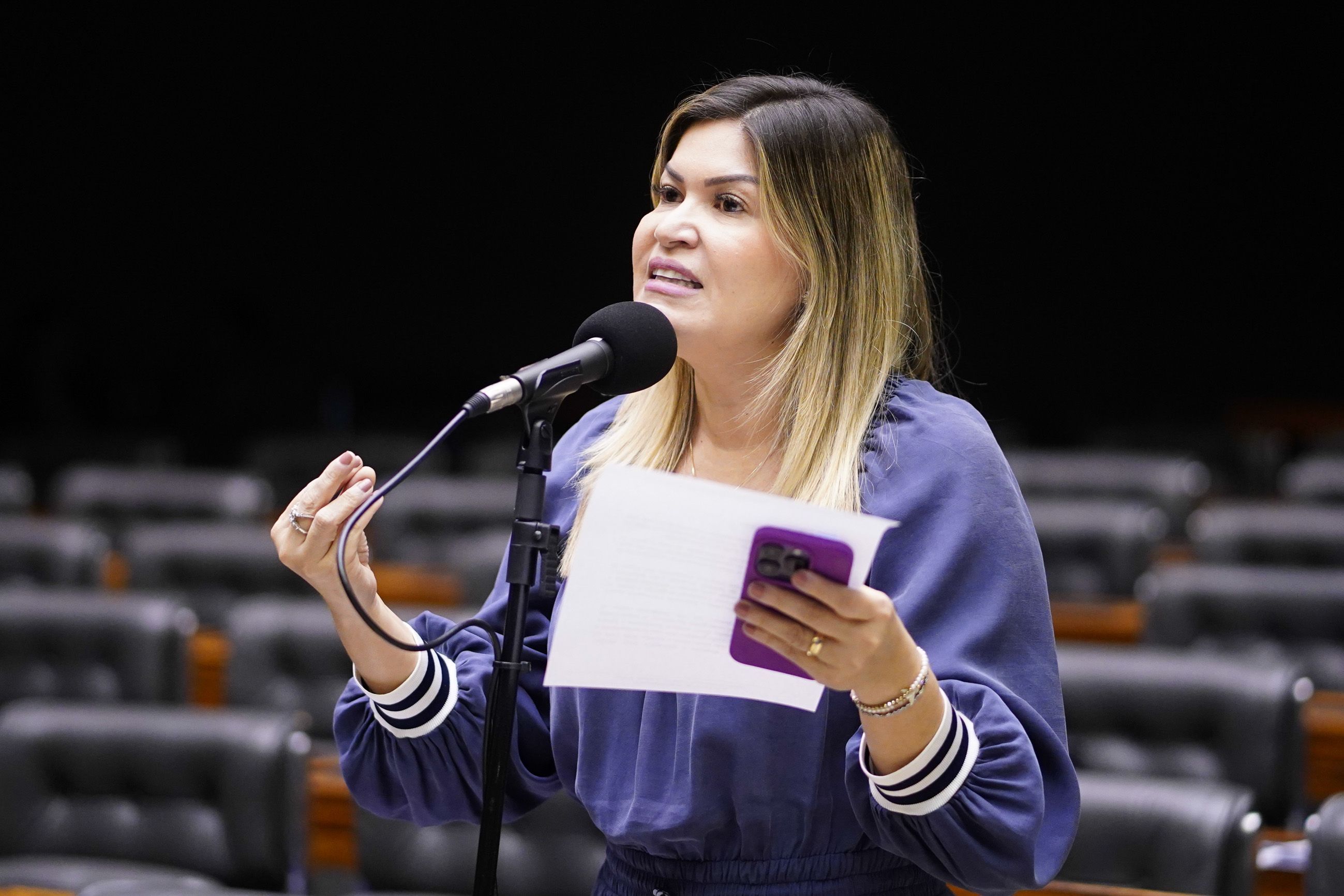 A candidata à Prefeitura de Macapá Aline Gurgel (Republicanos) / Pablo Valadares / Câmara dos Deputados