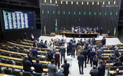 Sessão do plenário da Câmara