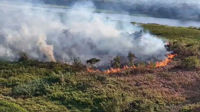 Focos de incêndio no Pantanal sul-mato-grossense / CBMMS/Divulgação