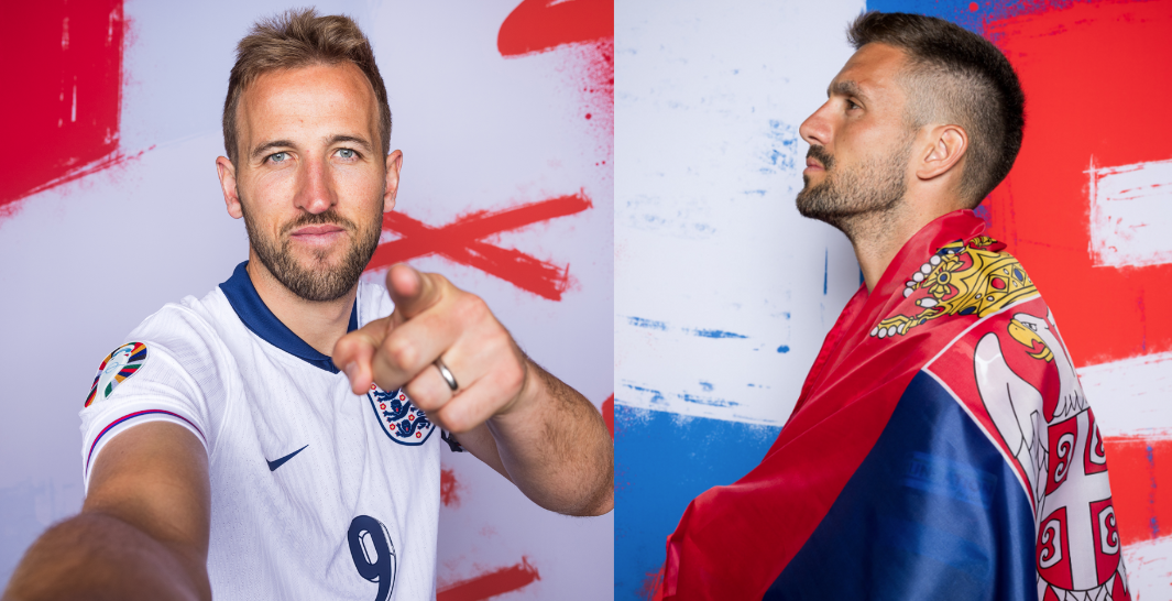 Inglaterra e Sérvia se enfrentam na Eurocopa