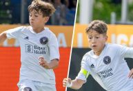 Filhos de Messi e Suárez enfrentam o Barcelona em torneio; veja imagens