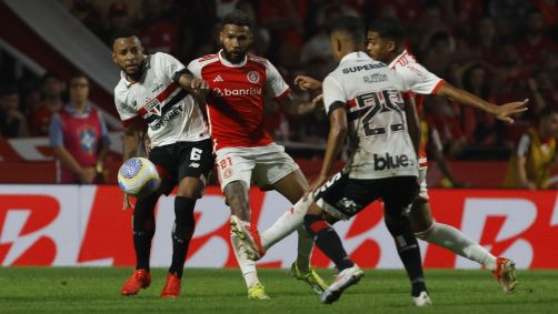 Internacional e São Paulo ficaram no 0 a 0 em Santa Catarina