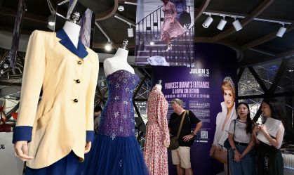 Princess Diana's Memorabilia Exhibited In Hong Kong Before Auction